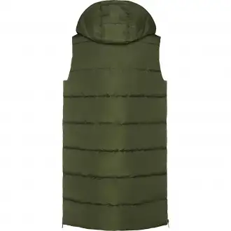 Reine - Women's down sleeveless jacket with detachable hood.