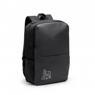 Grindel - Backpack in PU leather and 600D RPET polyester.