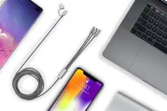 TRIDENT ECO XL - Super długi, 300cm, kabel do ładowania 4w1