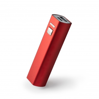 Bony - Recycled aluminium powerbank, 2600 mAh