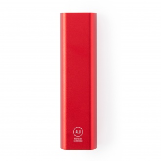 Bony - Recycled aluminium powerbank, 2600 mAh