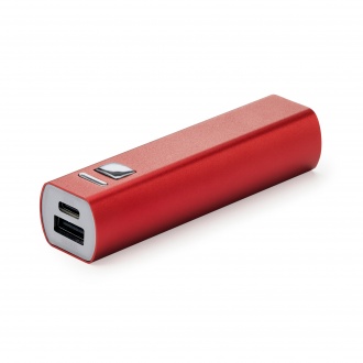 Bony - Recycled aluminium powerbank, 2600 mAh