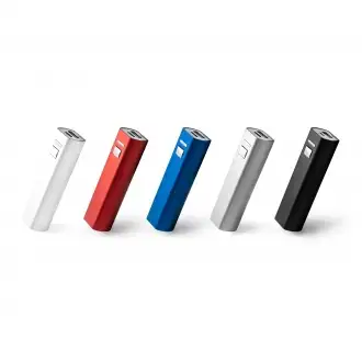 Bony - Recycled aluminium powerbank, 2600 mAh