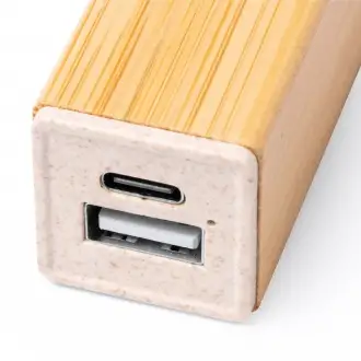 Munter - Powerbank z główną konstrukcją wykonaną z włókna pszennego i bambusa.