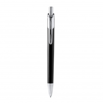 Borg - A ballpoint pen with a main structure made of recycled aluminum and a button with a chrome finish.