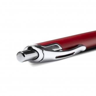 Borg - A ballpoint pen with a main structure made of recycled aluminum and a button with a chrome finish.