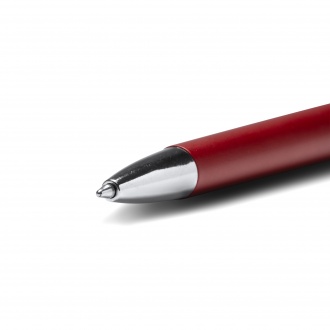 Borg - A ballpoint pen with a main structure made of recycled aluminum and a button with a chrome finish.