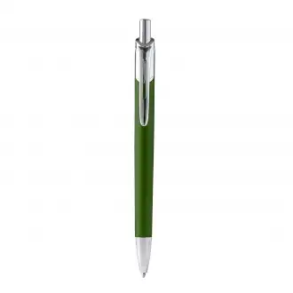 Borg - A ballpoint pen with a main structure made of recycled aluminum and a button with a chrome finish.