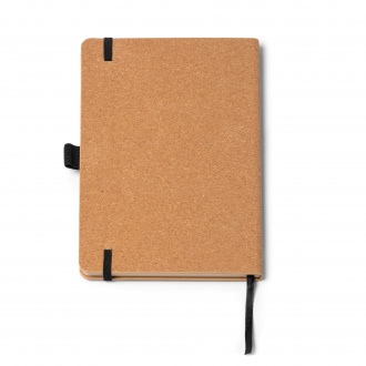 Austy - Notebook in A5 format with a cover made of bamboo and cork.