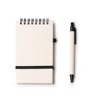 Rune - A6 size notebook made from recycled milk cartons. 80 line sheets.