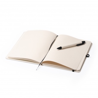 Auger - A5 format notebook made from recycled milk cartons, 100 line sheets.