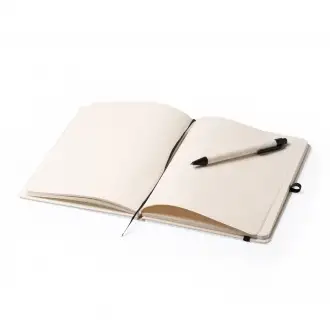 Auger - A5 format notebook made from recycled milk cartons, 100 plain sheets.