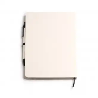 Auger - A5 format notebook made from recycled milk cartons, 100 plain sheets.