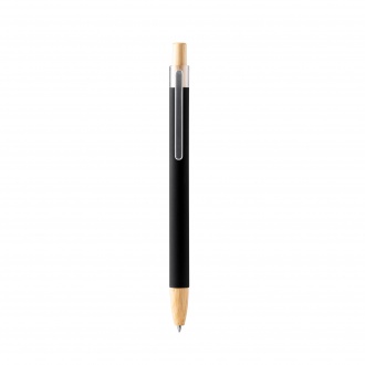 Silma - Pen with soft-touch metal construction and bamboo details.