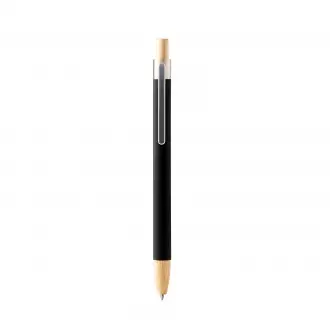 Silma - Pen with soft-touch metal construction and bamboo details.