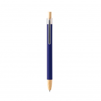 Silma - Pen with soft-touch metal construction and bamboo details.