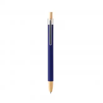 Silma - Pen with soft-touch metal construction and bamboo details.