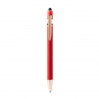 Roses - Soft-touch metal pen with rose gold detailing.