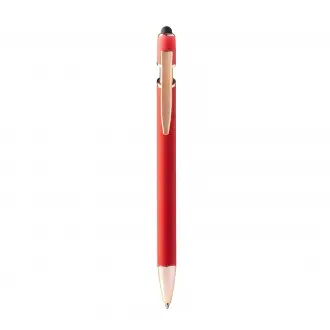 Roses - Soft-touch metal pen with rose gold detailing.