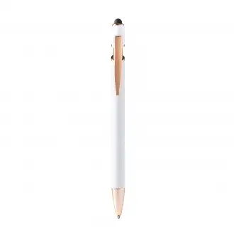 Roses - Soft-touch metal pen with rose gold detailing.