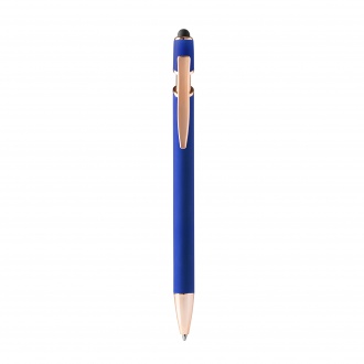 Roses - Soft-touch metal pen with rose gold detailing.