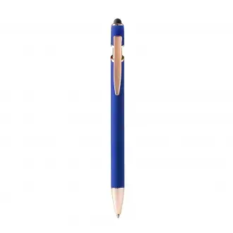 Roses - Soft-touch metal pen with rose gold detailing.