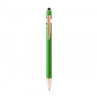 Roses - Soft-touch metal pen with rose gold detailing.