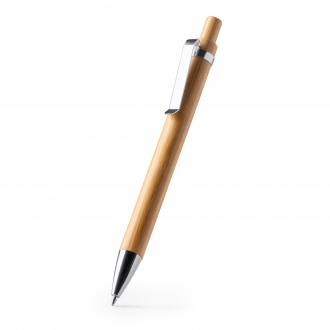 Bamboo - Pen made of bamboo with aluminum details.
