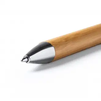 Bamboo - Pen made of bamboo with aluminum details.