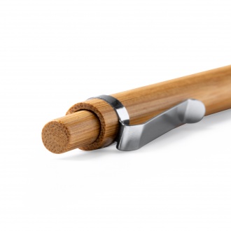 Bamboo - Pen made of bamboo with aluminum details.
