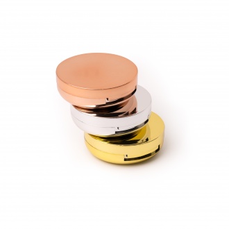 Morek - Lip balm in a chrome case with a mirror inside. SPF15 sunscreen.