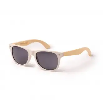 Bomer - Sunglasses with wheat-fiber frame and bamboo temples. Lenses with UV400 protective filter.