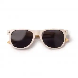 Bomer - Sunglasses with wheat-fiber frame and bamboo temples. Lenses with UV400 protective filter.