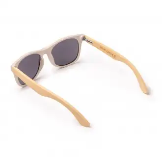 Bomer - Sunglasses with wheat-fiber frame and bamboo temples. Lenses with UV400 protective filter.