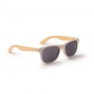 Bomer - Sunglasses with wheat-fiber frame and bamboo temples. Lenses with UV400 protective filter.