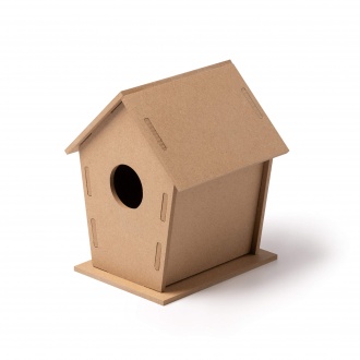 Manik - Bird house made of MDF board. Packed in a box designed with the environment in mind.