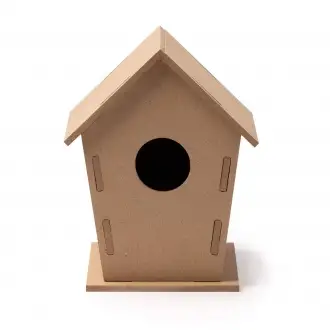 Manik - Bird house made of MDF board. Packed in a box designed with the environment in mind.