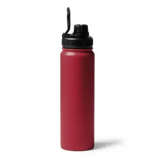 Polit - A 304 stainless steel double-wall sports bottle with a practical carrying handle.