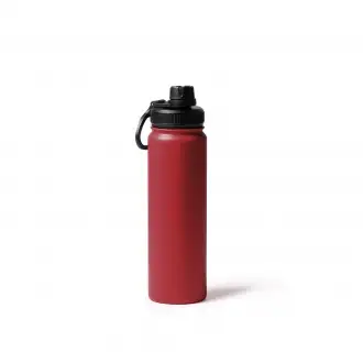 Polit - A 304 stainless steel double-wall sports bottle with a practical carrying handle.