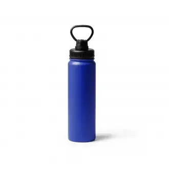 Polit - A 304 stainless steel double-wall sports bottle with a practical carrying handle.