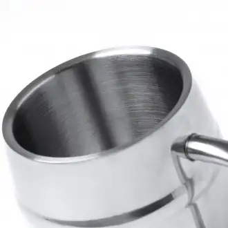 Dunkel - Stainless steel beer mug, 420ml.