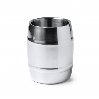 Dunkel - Stainless steel beer mug, 420ml.
