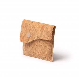 Jofra - Cork ashtray with aluminum fireproof lining. Button fastening.