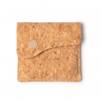 Jofra - Cork ashtray with aluminum fireproof lining. Button fastening.