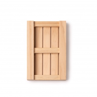 Ramy - A wooden coaster in the shape of a pallet.