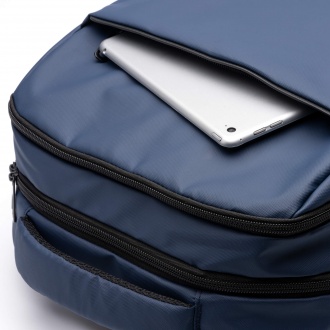 Brunen - Backpack made of PU leather and RPET 600D polyester.