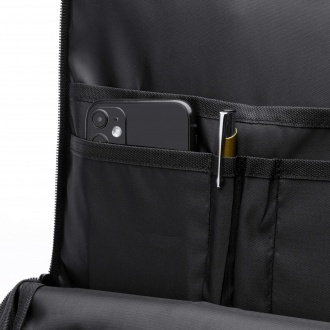 Brunen - Backpack made of PU leather and RPET 600D polyester.