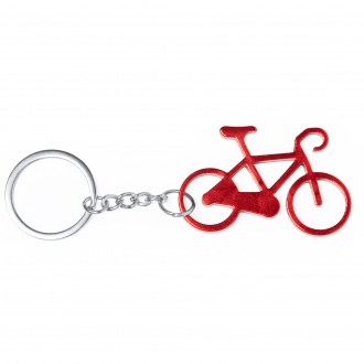 Giro - Aluminum key ring in the shape of a bicycle.