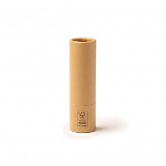 Riba - Lip balm in a case made from recycled cardboard. 