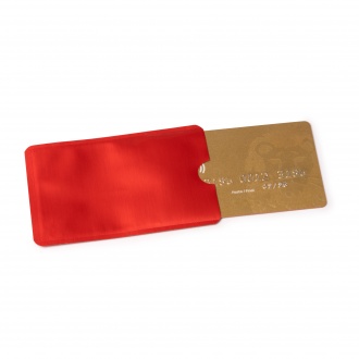 Travis - RFID card case with aluminum finish.